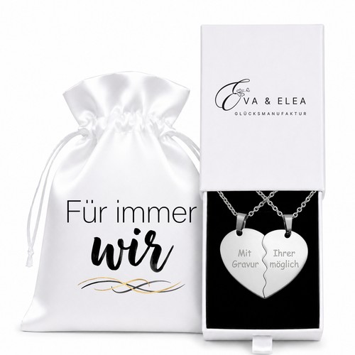 Partnerketten mit gravur liebe - partnerketten,