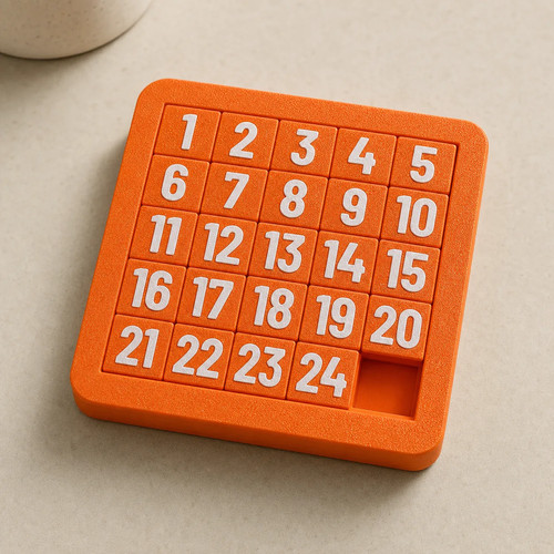 Schiebepuzzle zahlenpuzzle - schiebepuzzle, 24