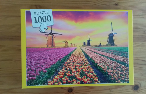 1000 teile puzzle windmühlen - teile,
