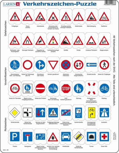 Puzzle verkehrszeichen - puzzle,