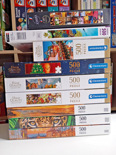 500 teile puzzle clementoni - 500,