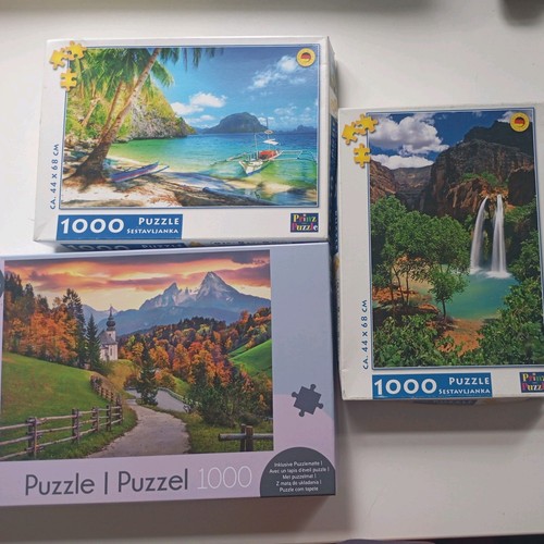 Set 1000 teile puzzle - x,