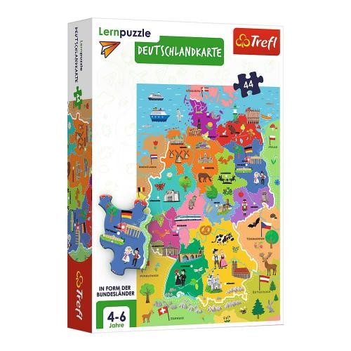 Lernpuzzle deutschlandkarte - lernpuzzle,