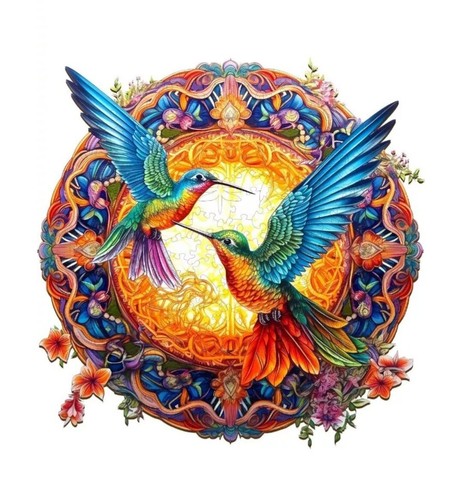 Holzpuzzle hummingbirds - holzpuzzle,