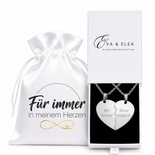 Partnerketten mit gravur liebe - partnerketten,