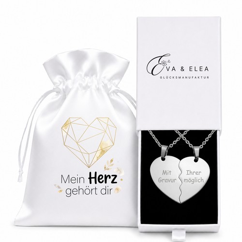 Partnerketten mit gravur liebe - partnerketten,