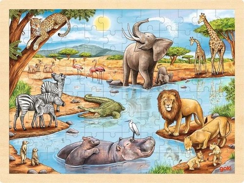 Goki holzpuzzle afrikanische - goki,